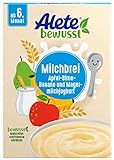 Alete bewusst Milchbrei Apfel-Birne-Banane und Magermilchjoghurt, ab dem 6....