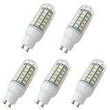 Aoxdi 5 Stück LED Strahler Lampe GU10 Sockel 7W, Warmweiß, 48 SMD 5730 LED...