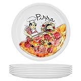 Van Well 6-er Set italienische Pizzateller groß ø 30,5cm Küchenchef –...