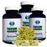 Echte GOLDRUTE Solidago Goldrutenkraut 540 (3x180) Kapseln NIEREN - BLASE -...