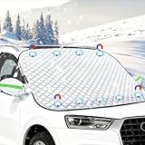 Frontscheibenabdeckung Auto, Winter Windschutzscheibenabdeckung mit 9 Magneten,...
