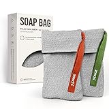 ZOMCHI 2 Stück Seifenbeutel und Seifenspartasche zur Verwendung in der Dusche,...