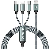 GIANAC Multi USB Kabel, Universal Ladekabel [1.2M] Schnell Ladekabel 3 in 1...
