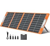 Solarpanel Faltbar 100W 18V Solarmodul, Flexibel Solar Panel Camping Tragbares...