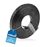 kör4u Montagelochband 19mm x 10m, Lochband kunststoffummantelt und flexibel,...