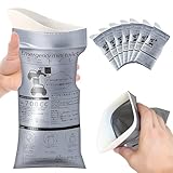 12 Stück Urinbeutel für Unterwegs, 700ml Auto Toilette Unterwegs, Tragbare...