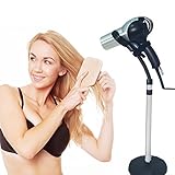 Haartrocknerhalter 360 Grad Einstellbar,Fönhalter Ständer Haartrockner Halter...