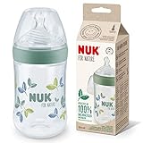 NUK for Nature Babyflasche | mittelgroßer Trinksauger | 260 ml | Der...