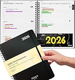 Terminplaner 2026 A5 – Kalender 2026 Buchkalender – Wochenplaner für...