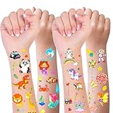 Habett Tattoo Kinder Set 300+ Mädchen Jungen Temporäre Kindertattoos...