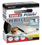 tesa extra Power Perfect Gewebeband - Gewebeverstärktes Ductape zum Basteln,...