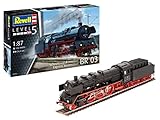 Revell Modellbausatz I Schnellzuglokomotive BR03 I Detailreicher Level 5 Bausatz...