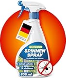 GEROBUG Anti Spinnenspray 500 ml - Spinnenabwehr Spray mit Langzeitwirkung -...