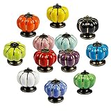 PsmGoods® Europa-Art-Keramik-Kürbis-Weinlese-Tür-Fach-Knöpfe für Dresser...