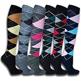 MRCC 4/6 Paar Damen Mädchen Laufsocken Kniestrümpfe Reisestrümpfe lange...
