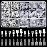 woshilaoDS 360 Stk Kabelschuhe Set, Flachsteckhülsen Set, 2,8mm 4,8mm 6,3mm...