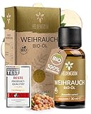 Heldengrün© BIO Weihrauchöl [100% NATURREIN] - Reines Weihrauch Öl - Duftöl...