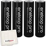 4er Pack Panasonic Eneloop PRO XX AA/Mignon Akkus - Neueste Generation - 2550...