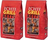 20kg Premium Grillbriketts Grillketts „100% Made IN Germany“ Kohle Holzkohle...