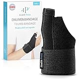 Health Press® Daumenbandage – Atmungsaktive Daumenschiene – Daumenschutz...