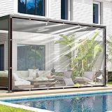 Plane Wasserdicht mit Ösen 2x3 Abdeckplane Transparent Durchsichtige...