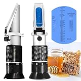 Honig Refraktometer,V·RESOURCING Imker Brix Feuchtigkeit Honig Refraktometer...