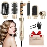 6 in 1 Airstyler, 110000 U/Min Multifunktionaler Hairstyler Lockenstab...