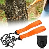 Rdlobu Carbonstahl Handkettensäge, Kompakte und Faltbare Camping Drahtsäge...