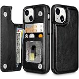 Coolden Handyhülle für iPhone 14 Plus Hülle Premium Klappbar Leder Hülle mit...