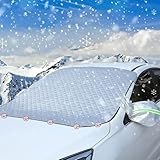 Tsinhu Windschutzscheiben-Schneeabdeckung, Windschutzscheiben-Sonnenschutz mit...