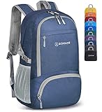 ZOMAKE Leicht Faltbarer Rucksack Packbare Backpacks 30L,Kleiner Faltbar...