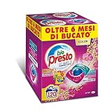 Bio Presto Power Caps Color, vordosierte Waschmittelkapseln für Buntwäsche, 2...