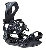 Bextreme SP- Automatische Snowboard-Befestigungen Modell Private Black XL...