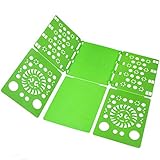 BoxLegend Verstelltbar Pollover Hosen Hemden Wäsche Kinder- und Erwachsen-Faltbrett Falthilfe für Wäsche Kleidung T Shirt Falten Zusammenlegen Wäschefalter Wäschefaltbrett Hemdenfalter Grün