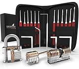 Meistergut DAS ORIGINAL XXL Profi Lockpicking Set mit Deutscher Bildanleitung...