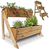 Onbest Hochbeet – aus FSC Holz – perfekt für Garten/Terrasse/Balkon – mit...