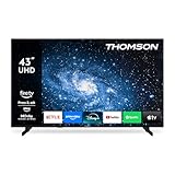 Thomson 43 Zoll (109 cm) UHD LED Smart TV mit Fire TV, Alexa Sprachsteuerung,...