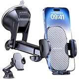 Miracase Handyhalterung Auto[Verbesserter Saugnapf] Handyhalter fürs Auto 360°...