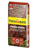 Floragard Pinienrinde 2-8 mm 20 Liter Mulch, Erdfarben
