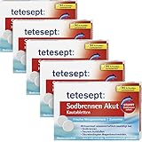 tetesept Sodbrennen Akut Kautabletten – 5 x 20 Tabletten – mit frischem...