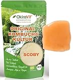 Original-Kombucha-Teepilz (Schnittstück) Premium Qualität + Bio Kombucha...