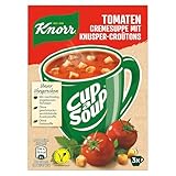 Knorr Cup a Soup Tomaten Cremesuppe mit Knusper-Croutons leckere Gemüsesuppe...