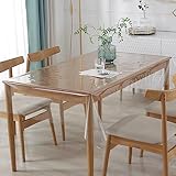 DASIAUTOEM Tischfolie Durchsichtig, Tischdecke Klarsicht Tischdecke Transparent...