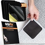 GripFix® Teppich Antirutschunterlage – rutschfeste, waschbare Antirutsch Pads...