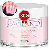 Saviland Rosa Acrylpulver Für Nägel - Professionelles Acrylpulver für die...
