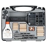 wolfcraft Universal-Meisterdübler-Set 4645000-78-teiliges Komplett-Starter-Set...