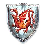 Liontouch Bernstein Drachen-Ritterschild | Mittelalterliches Kinderspielzeug,...
