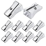 cobee Mini-Bleistiftspitzer - Metallkeil-Anspitzer für Bleistifte, Erwachsene...