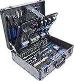 BGS 15501 | Werkzeugkoffer | 149-tlg. | Profi-Werkzeug | Alu-Koffer | gefüllt |...