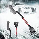 LANKOER Ice Scraper, 2in1 Auto Reinigungsbürste Eiskratzer Schneebesen...